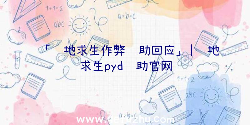 「绝地求生作弊辅助回应」|绝地求生pyd辅助官网